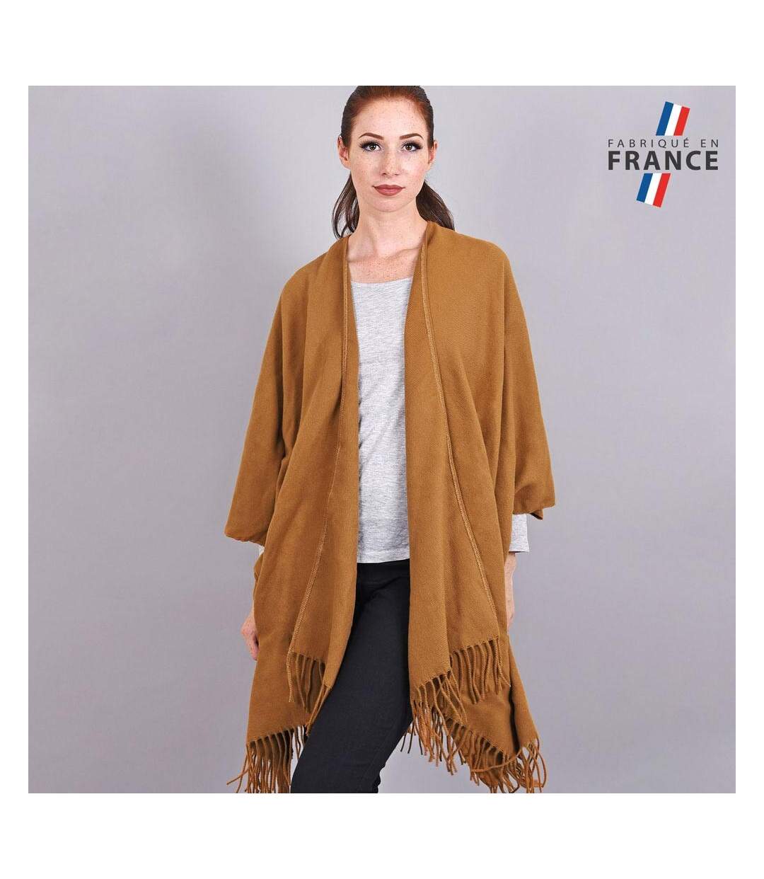Poncho poches Casa  - Fabriqué en France