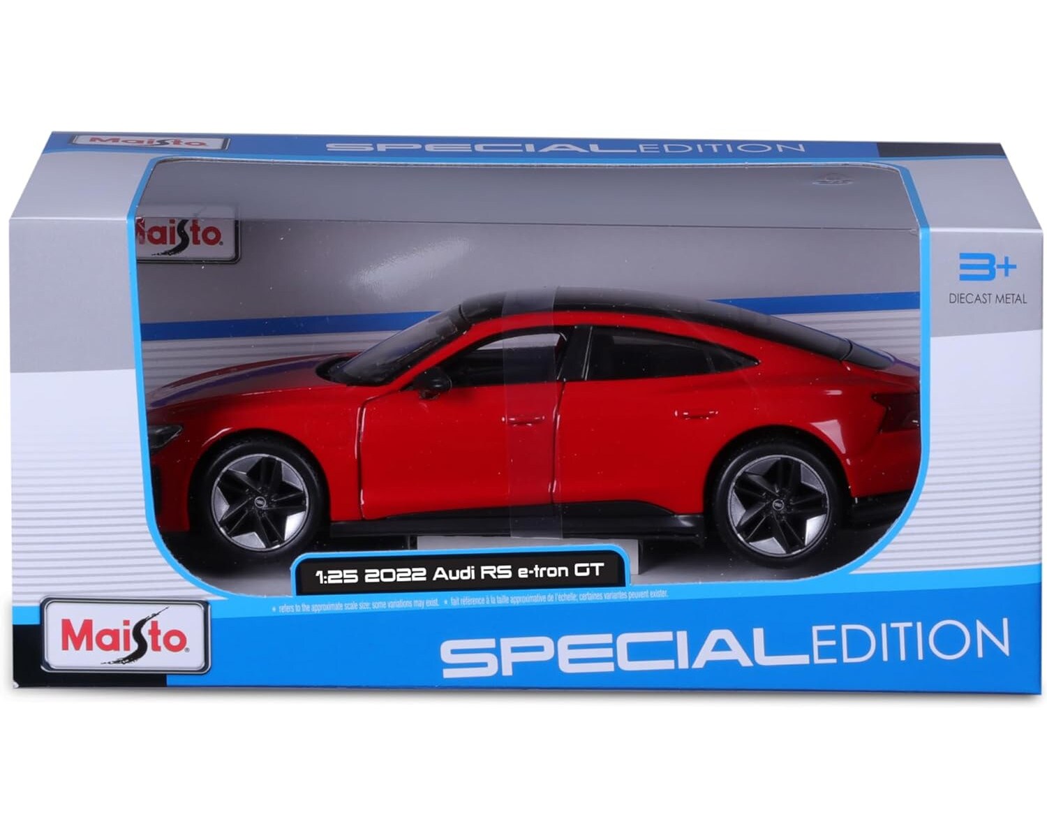 Maisto 32907 - Modellauto - Audi RS e-tron GT (rot, Maßstab 1:24) Modell Auto Spielzeugauto