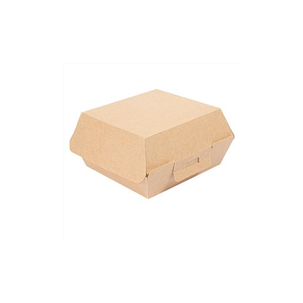 Caixa Hamburguer THEPACK Natural 6,2x12,5x13cm 50un