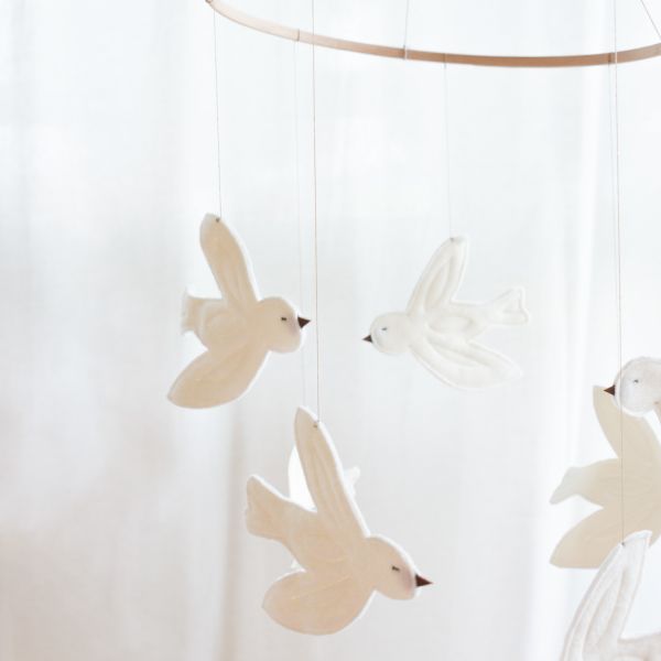 Nanami Birds Mobiel - Natural