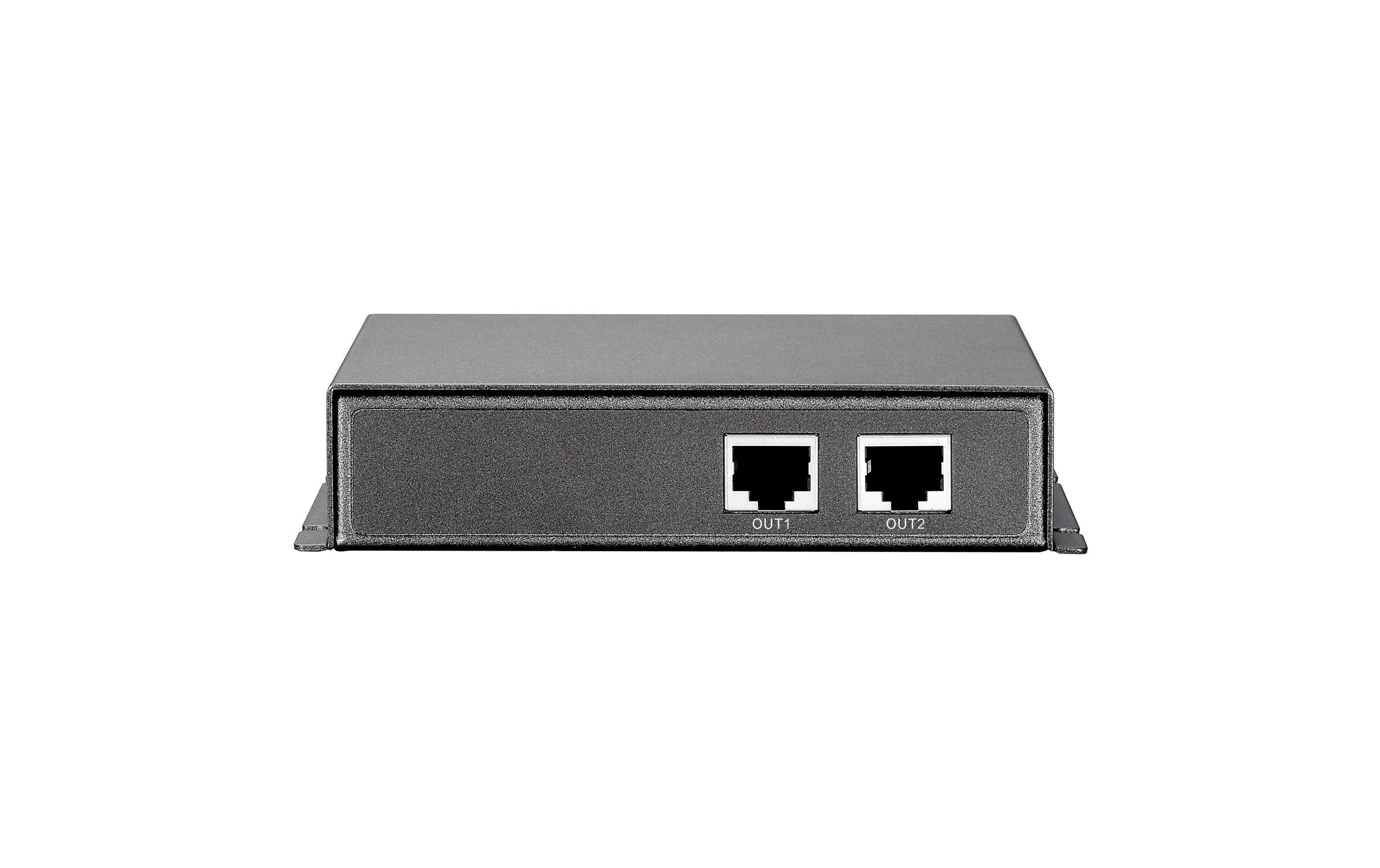 PoE Extender POR-0102<br>PoE Extender für zwei Endgeräte, 100 m