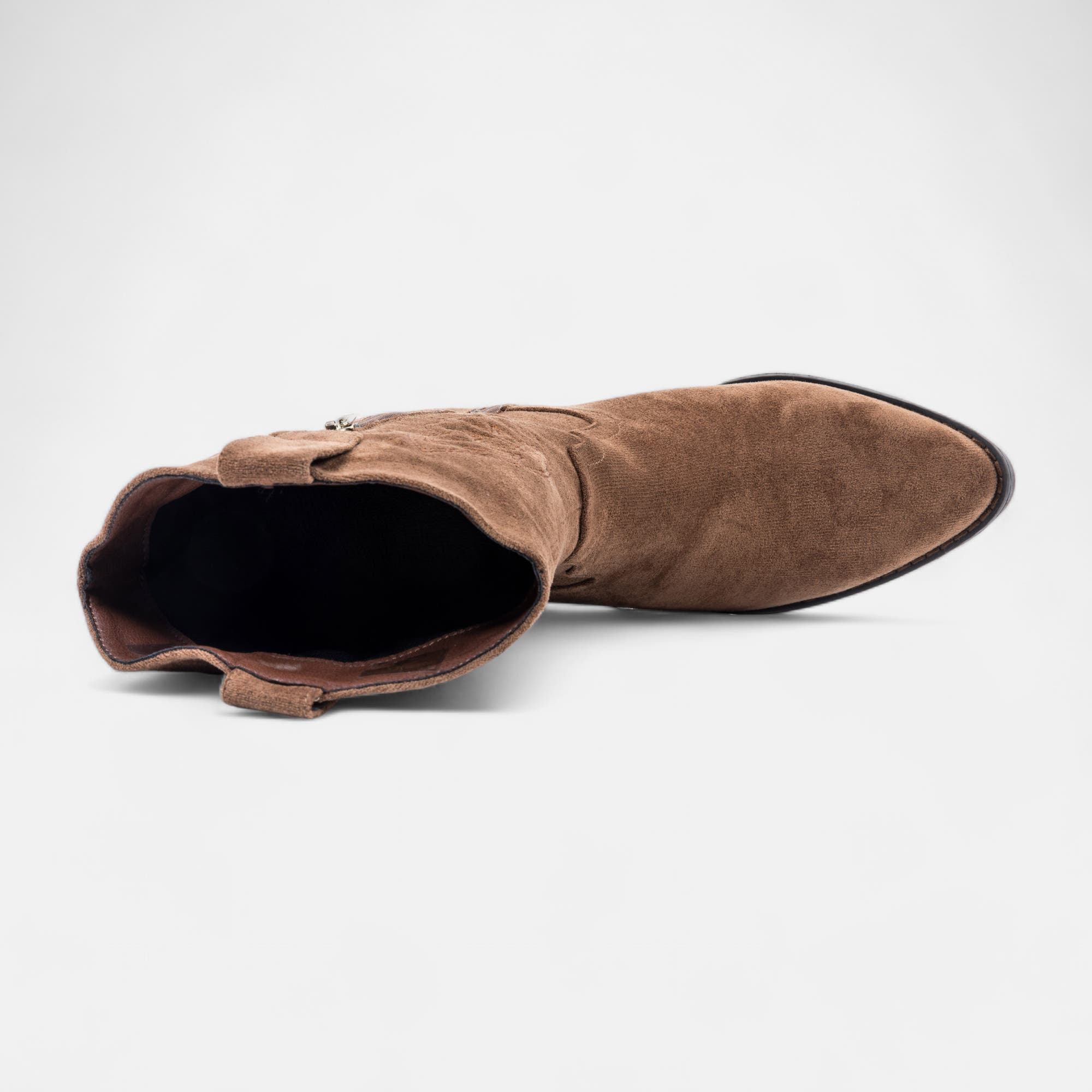 Santiags à talon Femme cognac