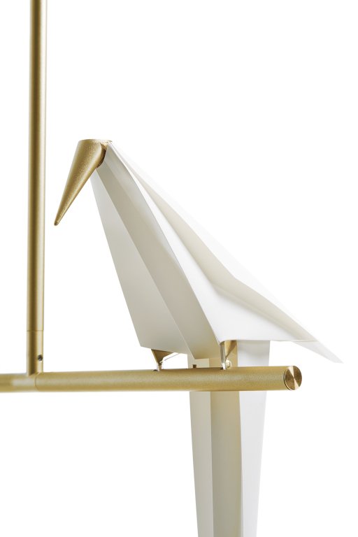 Moooi Perch Light Branch hanglamp LED large messing/wit