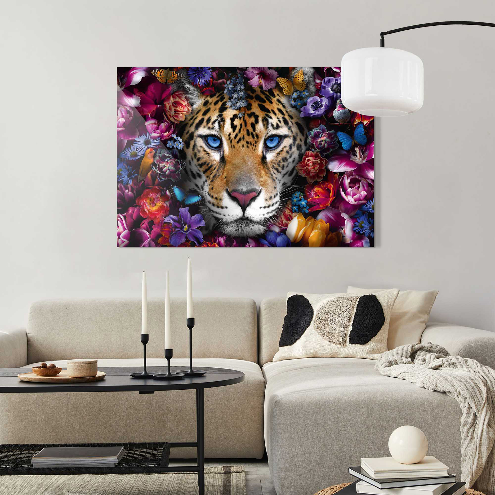 Deco Glass POWER CAT - 70x100 cm
