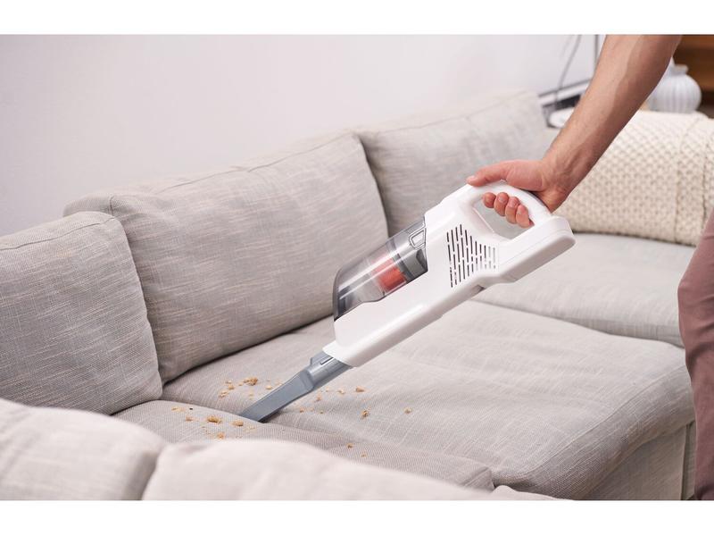 BLACK DECKER Akku-Hand- und Stielsauger BHFEA515J Grau/Weis Kabelloser Akkustaubsauger