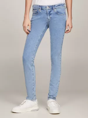 Calça jeans skinny de cintura baixa Sophie