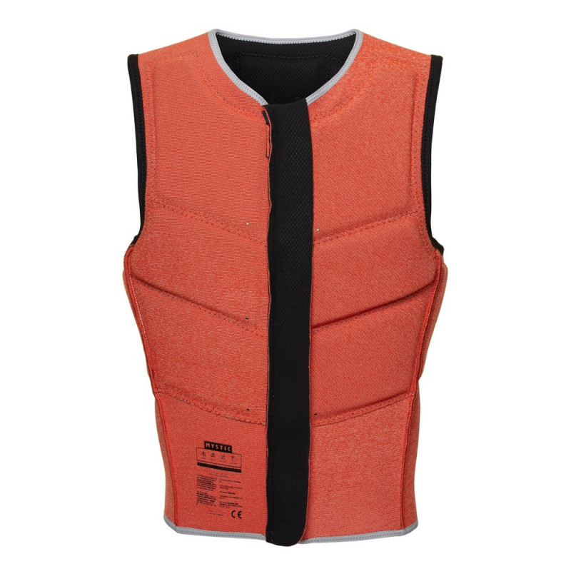 Gilet Impact Kitesurf Mystic Foil frontzip noir
