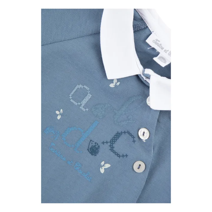 Tartine et Chocolat Pyjama Boutonné | Bleu