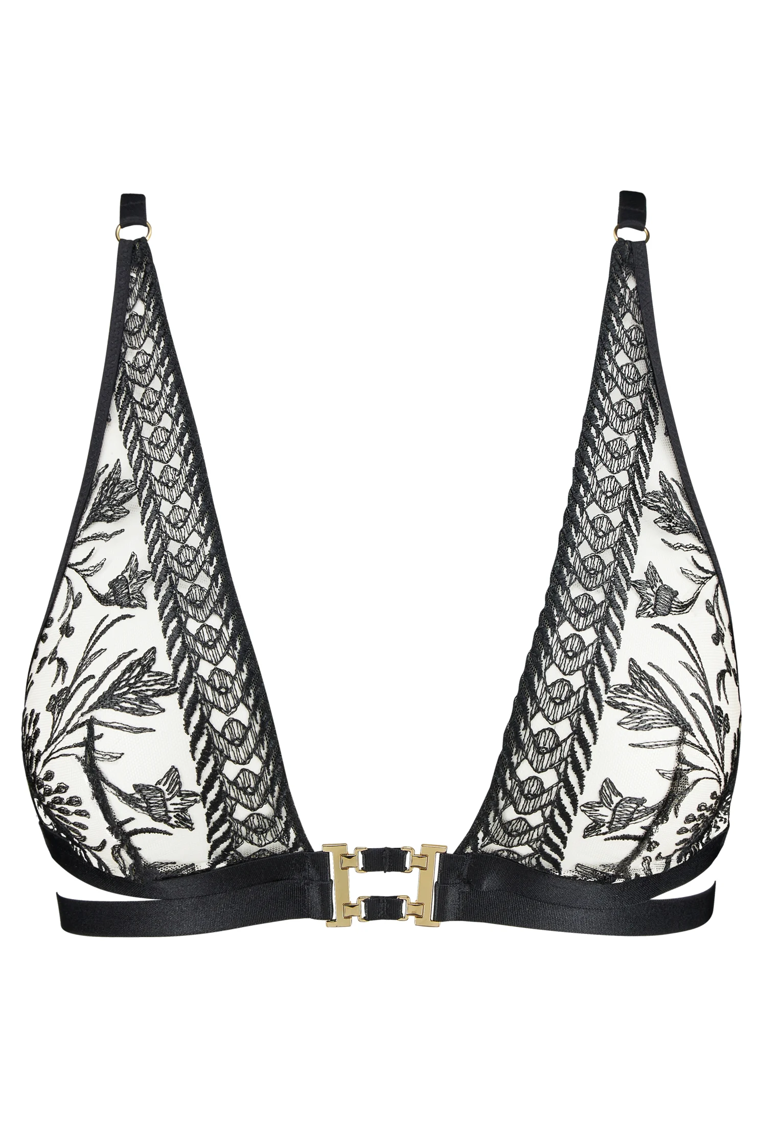 MAGNETIC SPELL - Soutien-gorge triangle bralette | Noir
