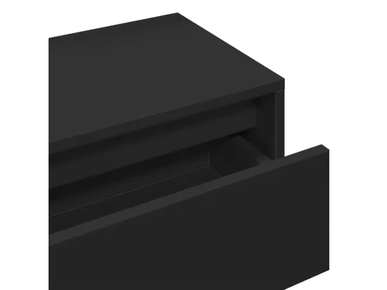 Ensemble de meubles de couloir 4 pcs noir bois d'ingénierie