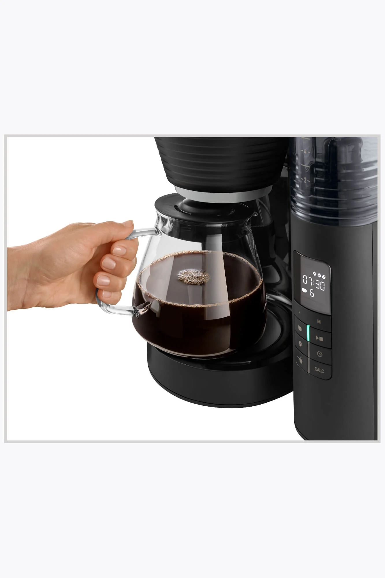 Melitta® AromaFresh X Filterkaffeemaschine Schwarz
