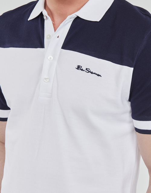 Ben Sherman - COLOUR BLOCK - Marine / Blanc