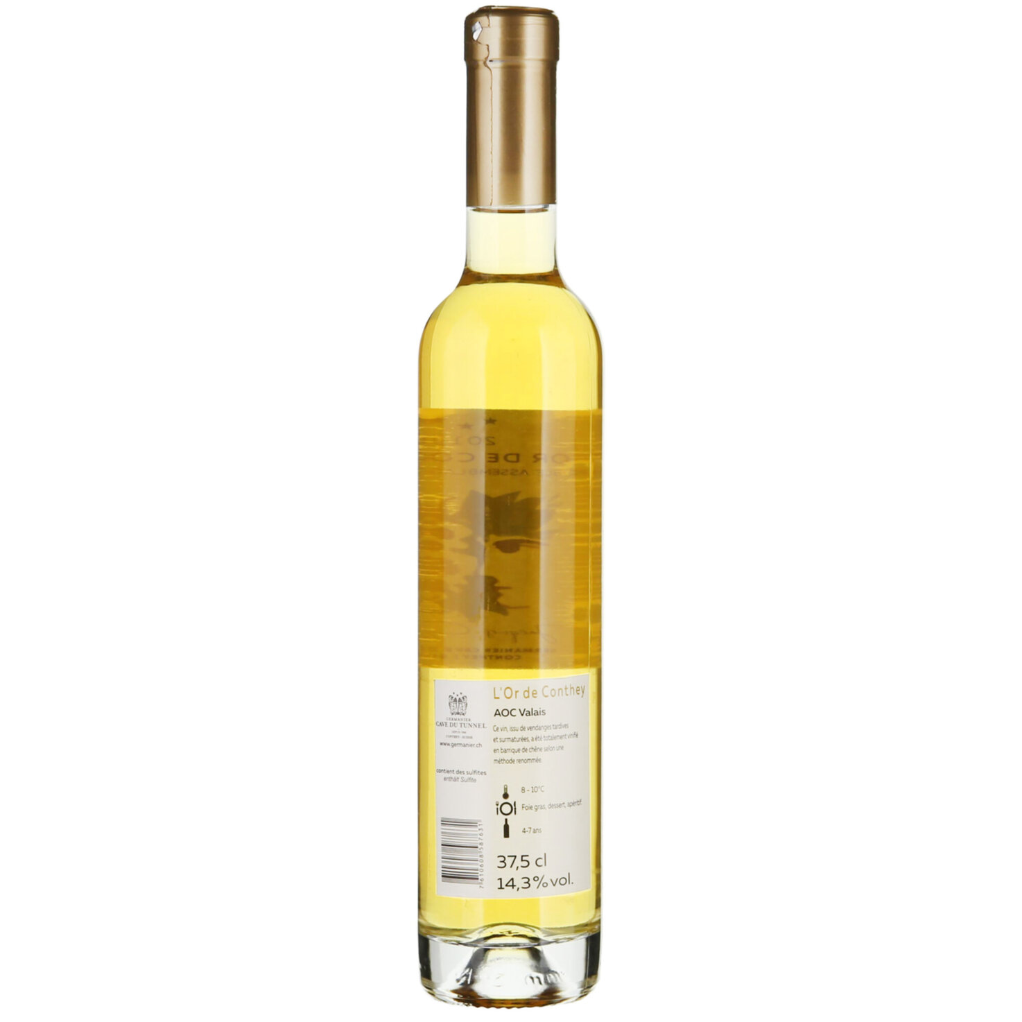 Valais AOC Or de Conthey Germanier Cave du Tunnel -37.5cl
