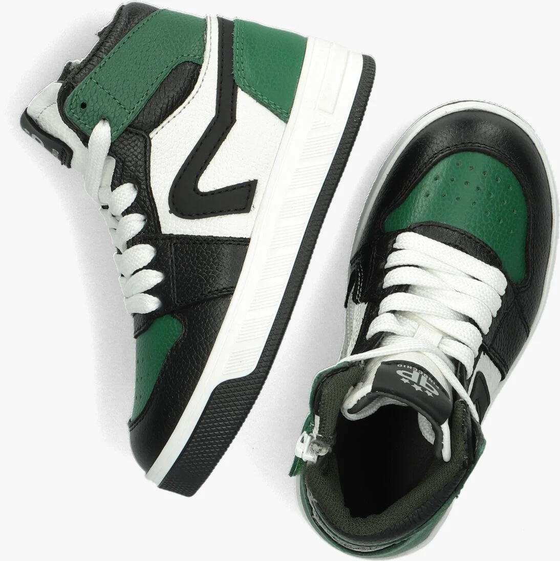PINOCCHIO groene pinocchio hoge sneaker p1012