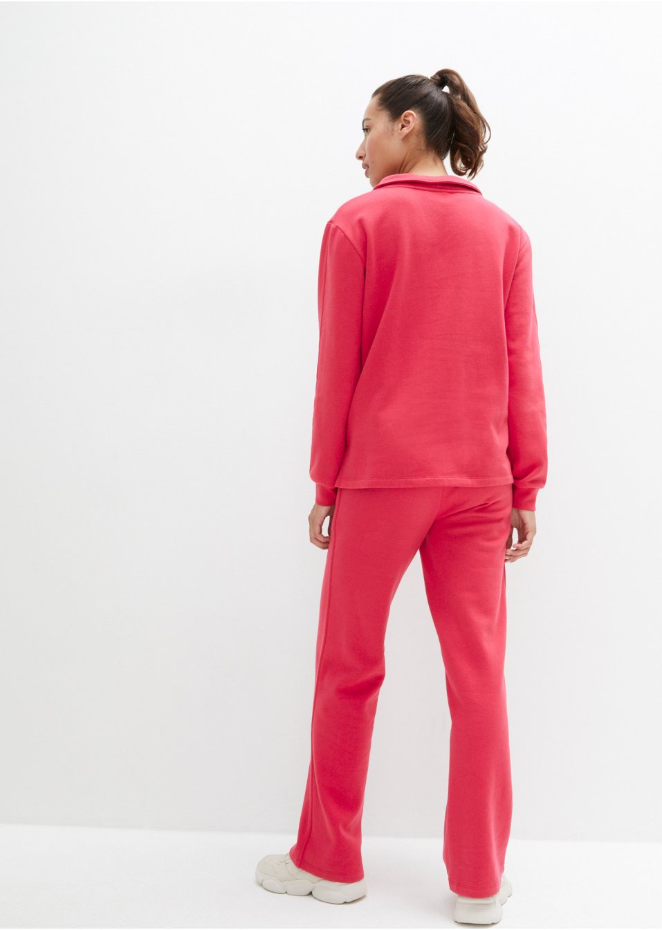 Survêtement avec sweat camionneur et pantalon ample (Ens. 2 pces.)