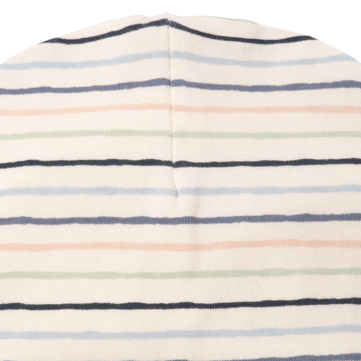 Topomini Pure Collection Baby Mütze mit Streifen hellgrün / bunt / weiss