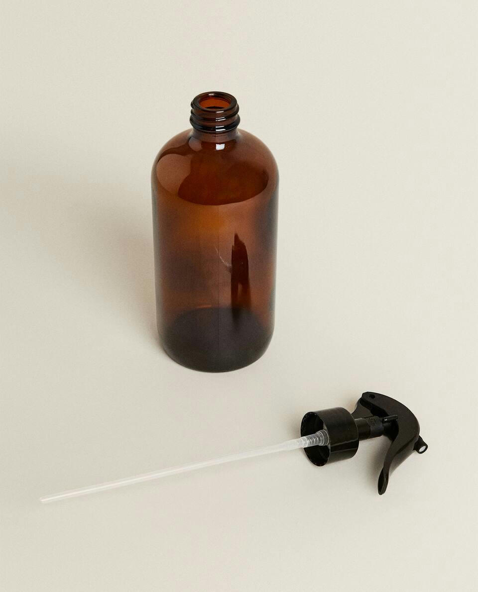 FRASCO DE VIDRO RECARREGÁVEL COM SPRAY (500 ML)
