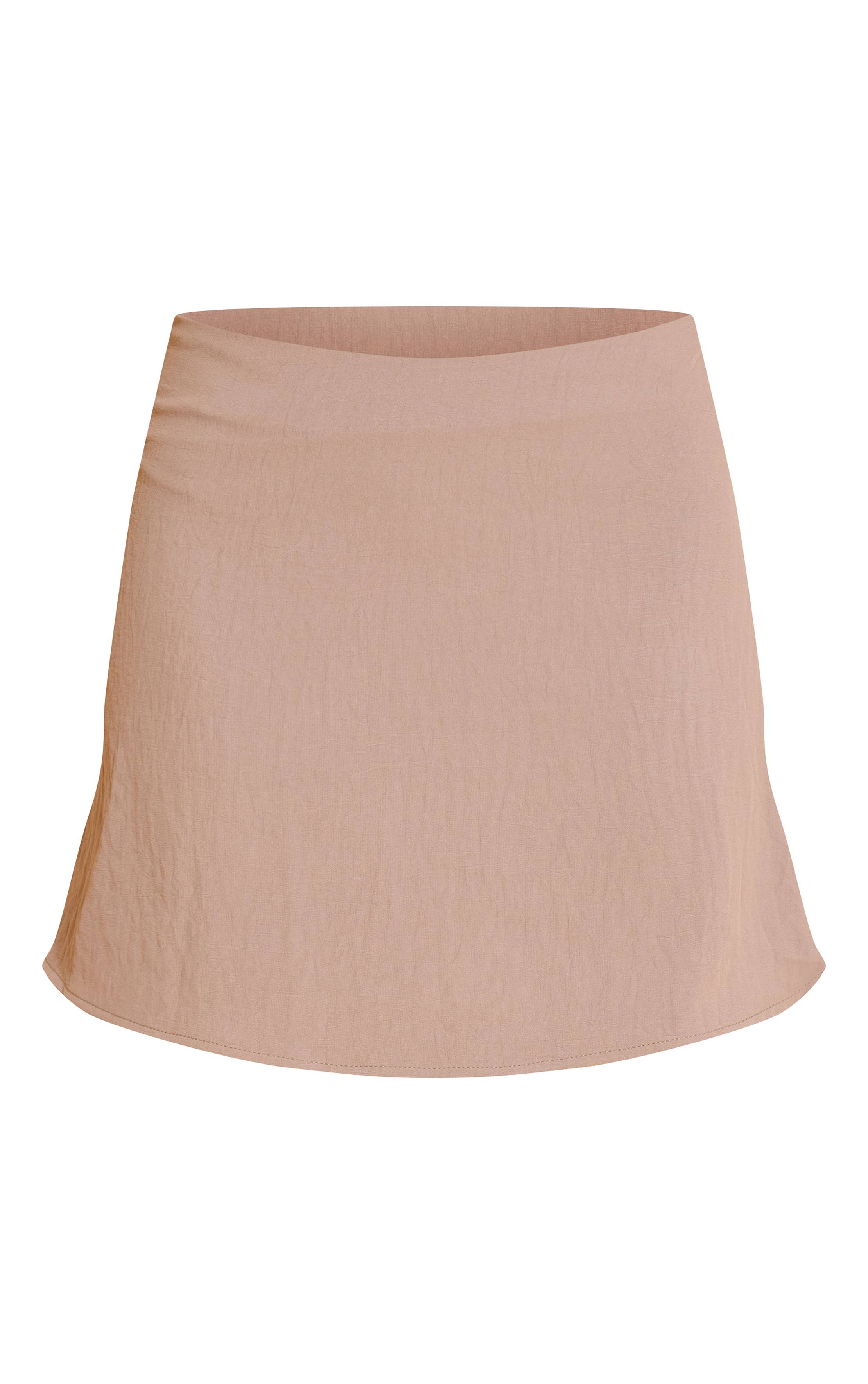 Champignon Mini-jupe Fluide Imprimée En Tissu Tissé