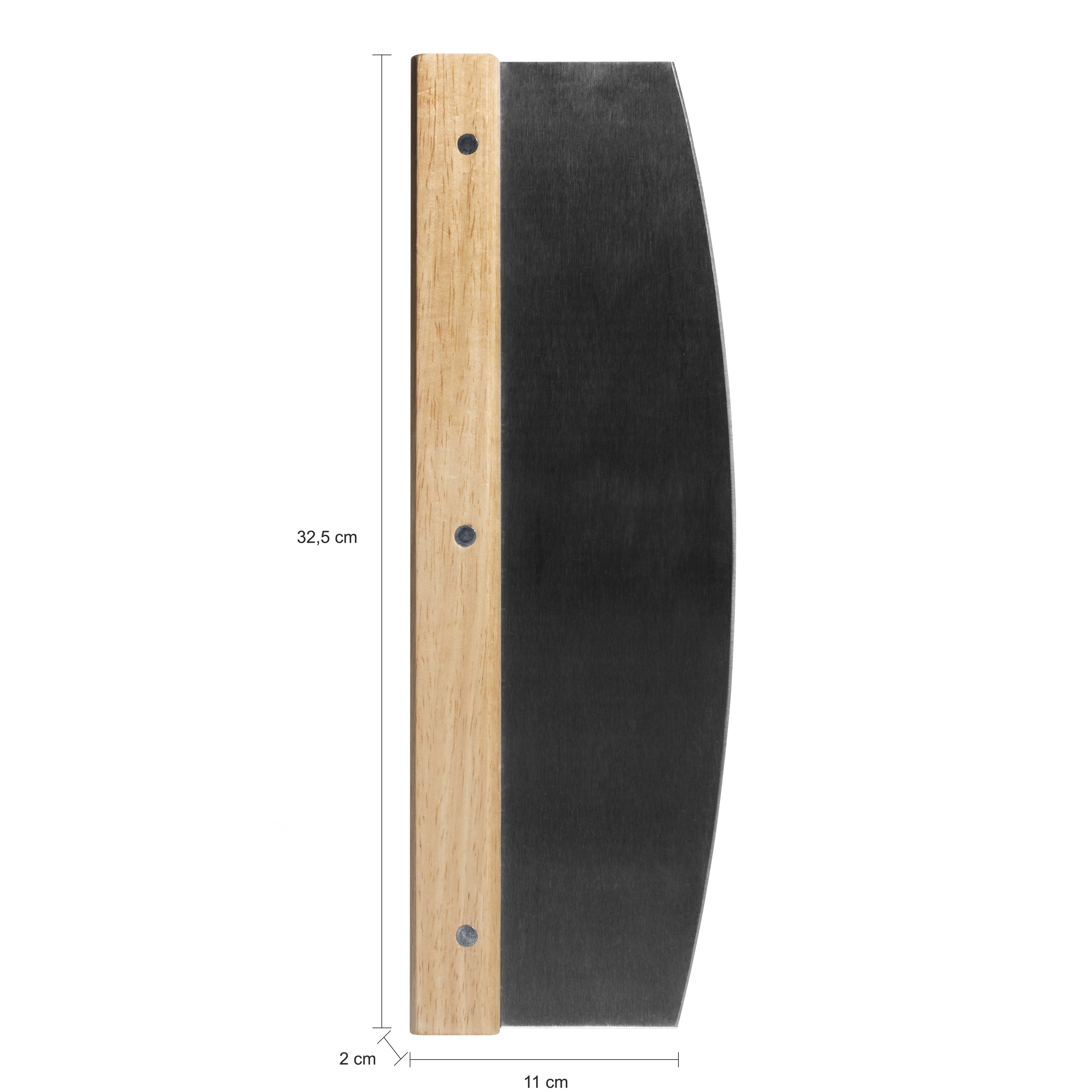 Krumble Pizzames met houten handvat