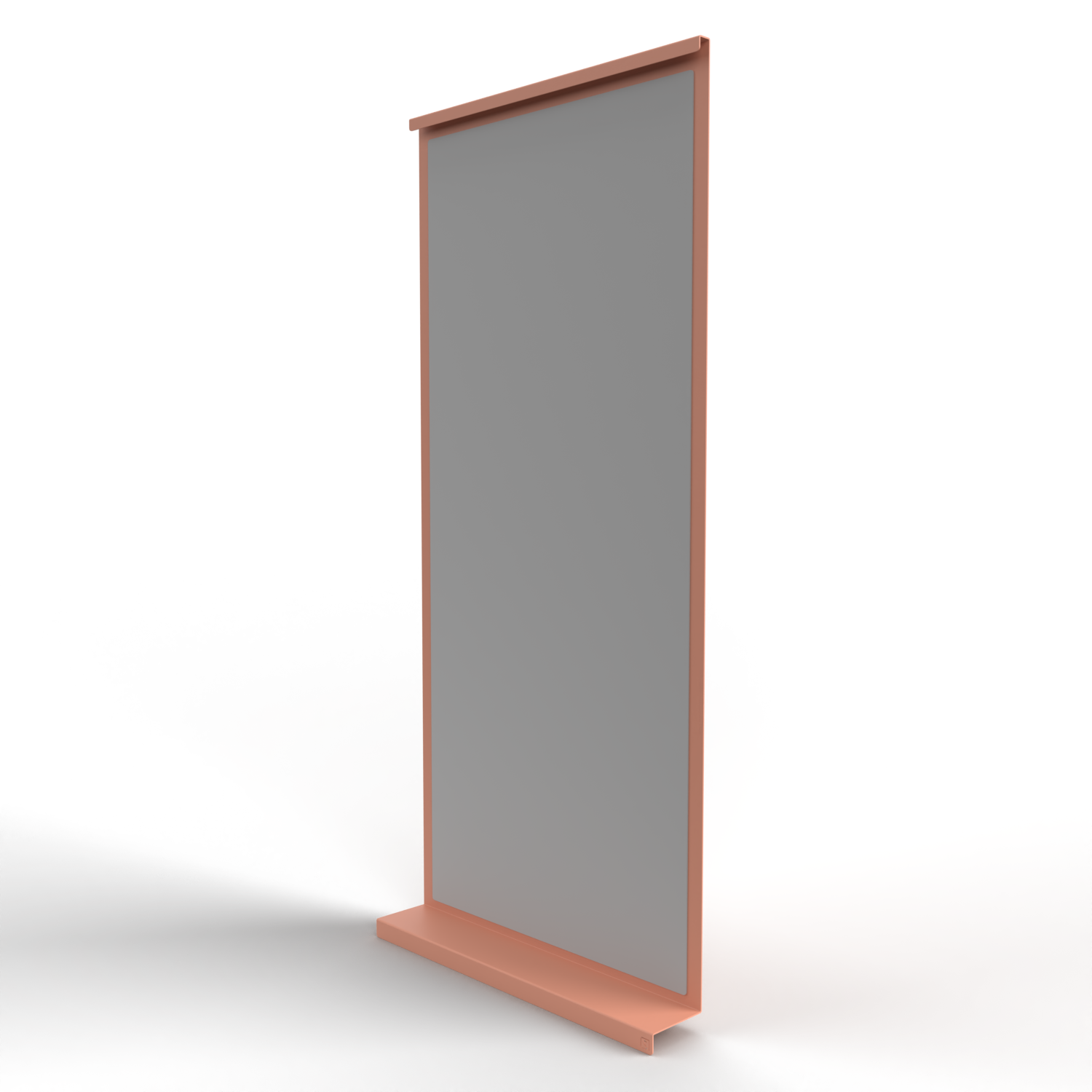 Steellish spiegel Murano XL Beige Rood