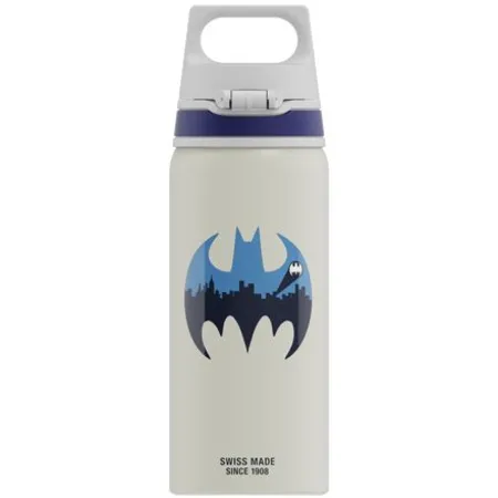 SIGG Aluminium Trinkflasche WMB ONE Batman into Action White 0.6 L