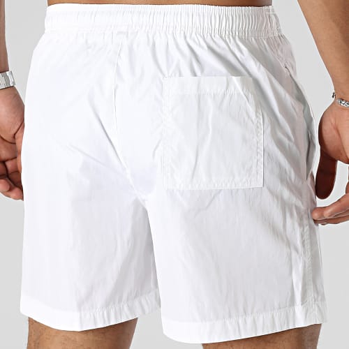 Short De Bain Medium Drawstring 0819 Blanc