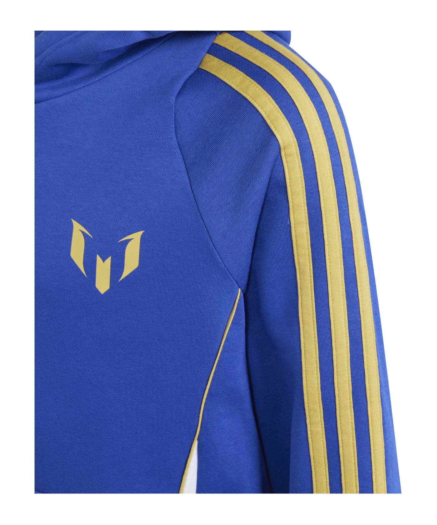 adidas Messi Hoody Kids Blau Weiss