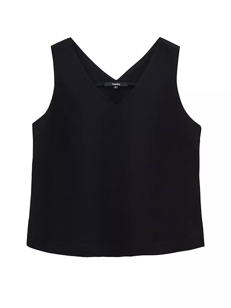 SOMEDAY Bluse ZIMBA DETAIL schwarz