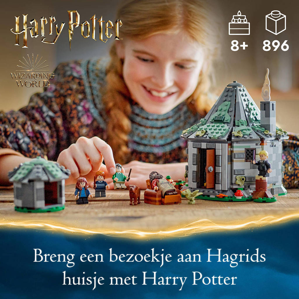 Prachtige Harry Potter set!Hagrids huisje: onverwacht bezoek Bouwbaar Rollenspellen Speelgoed 76428
