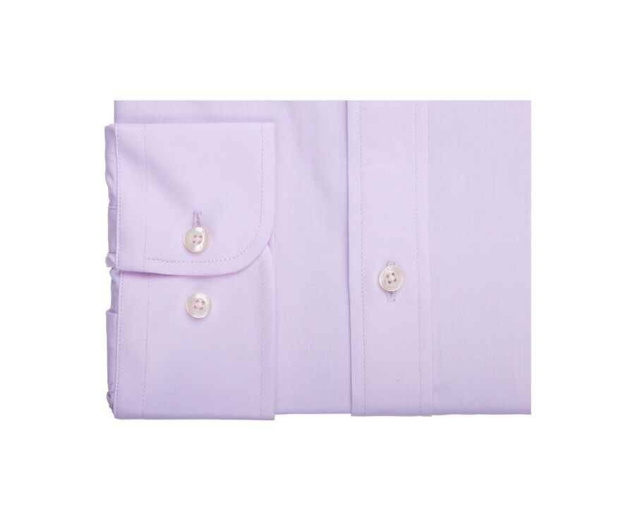 Chemise Rose pâle coton - Col français - LOUIS CLASSIC