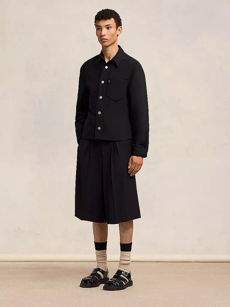 AMI PARIS Kurzjacke Overshirt schwarz