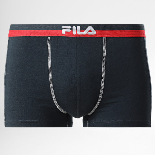 Lot De 5 Boxers FU5020 Bleu Marine Gris Chiné