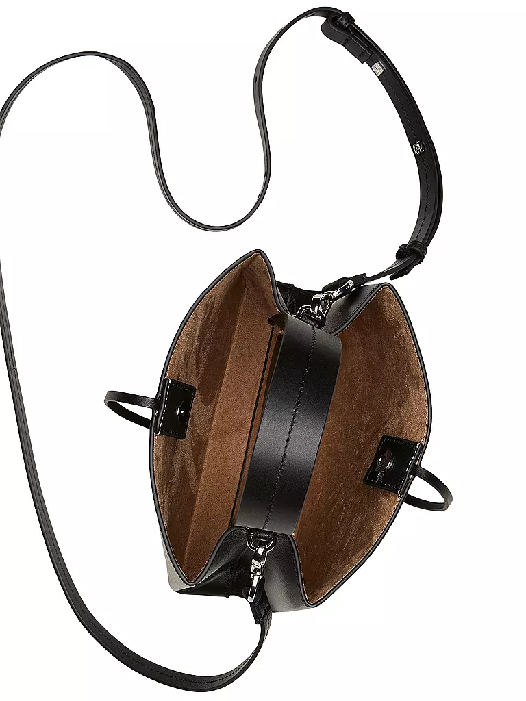 MARC O'POLO Ledertasche - Umhängetasche Small schwarz