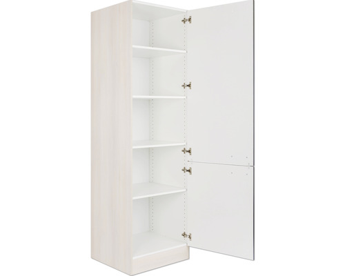 Optifit Porto220 voorraadkast BxDxH 60x57,1x206,8 cm antraciet mat gedemonteerd scharnier omkeerbaar (links of rechts te monteren)