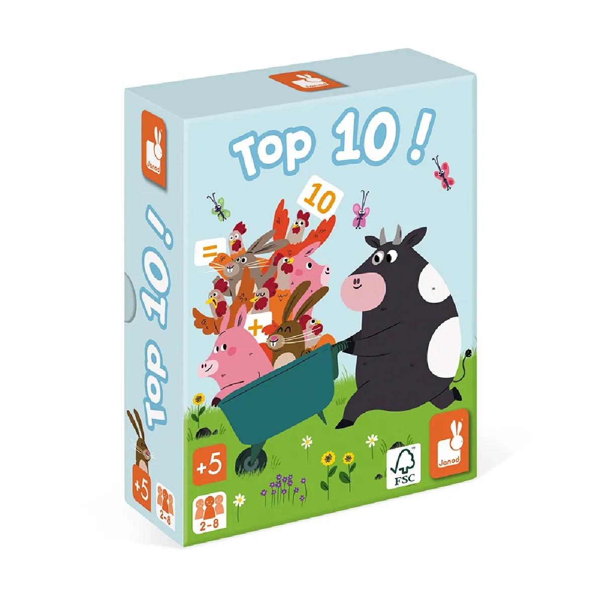 Juratoys-Janod Jeu de 7 familles Family Farm
