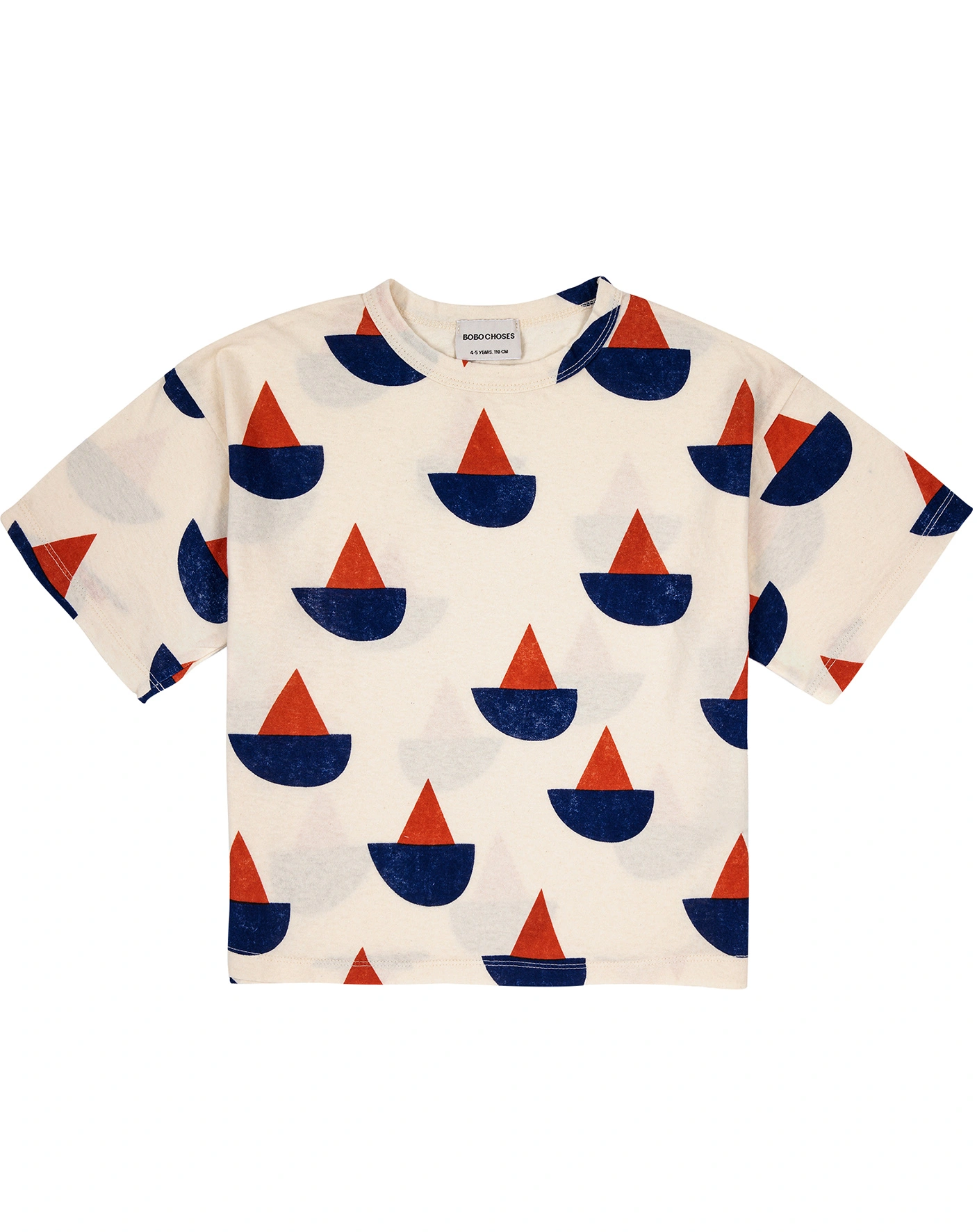 T-Shirt SAIL BOAT in white