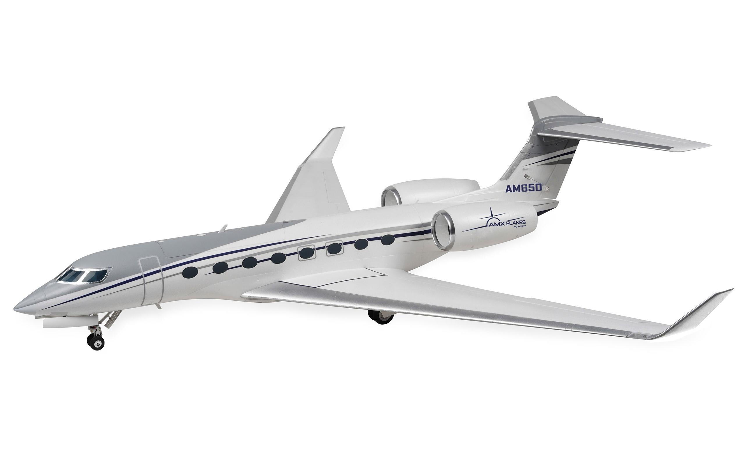 Business Jet AM650 1766 mm PNP<br>Originalgetreuer Passagier Jet mit 2 Impeller