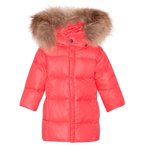 Featherlight Baby Girls Frakke m. Pels Flamingo