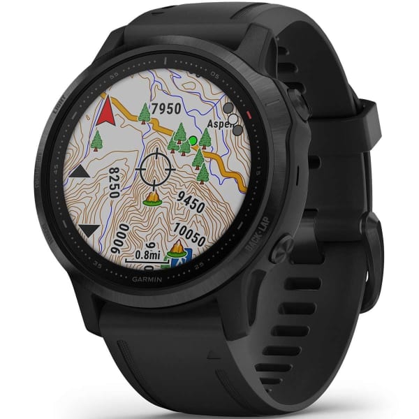 Montre cardio GPS GARMIN FENIX 6S PRO BAND BLACK W/BLACK