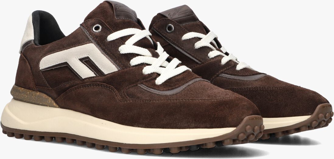 bruine floris van bommel lage sneakers sfm-10139 noppi