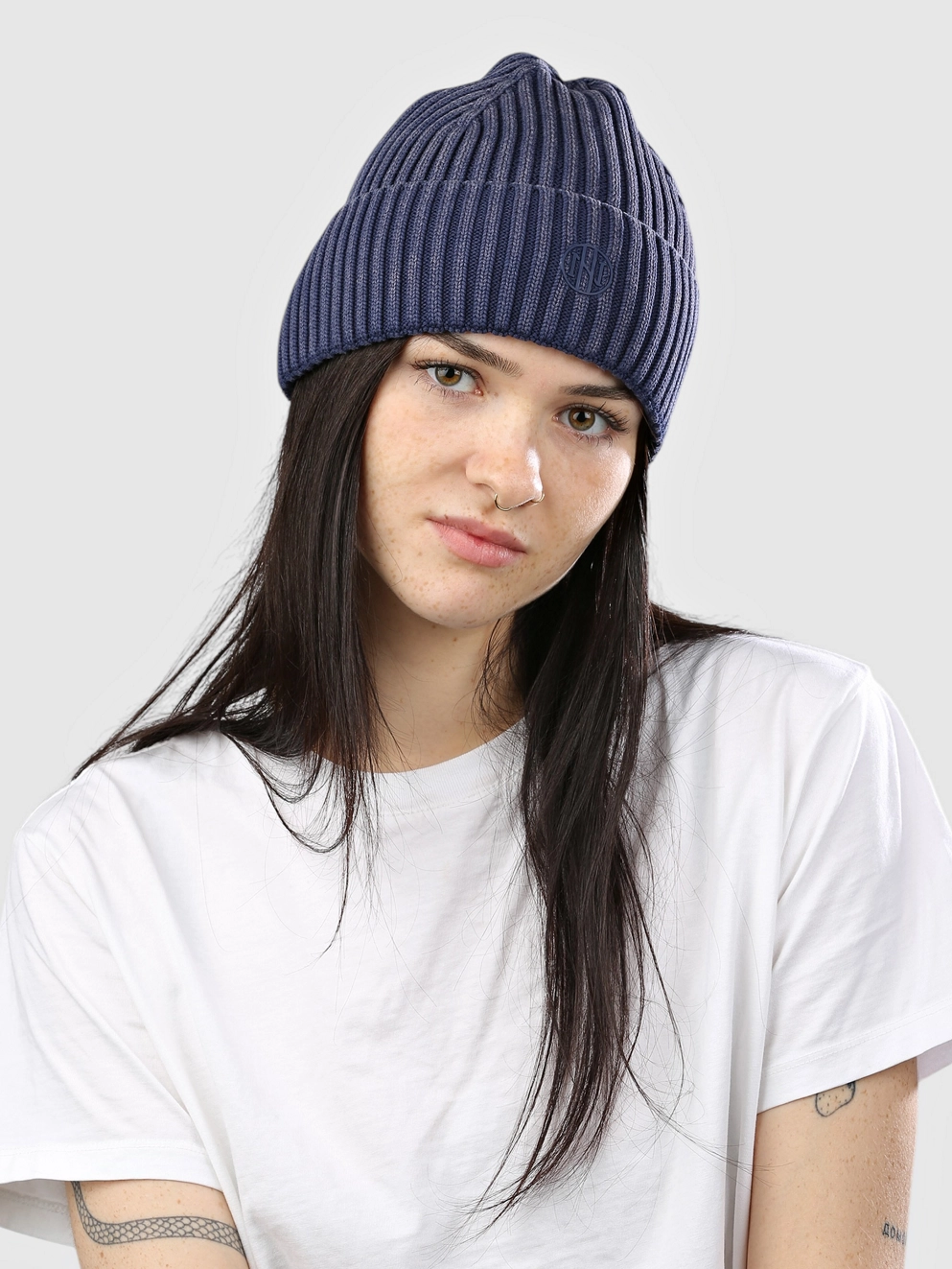 Ninth Hall Mineral Wash Beanie navy