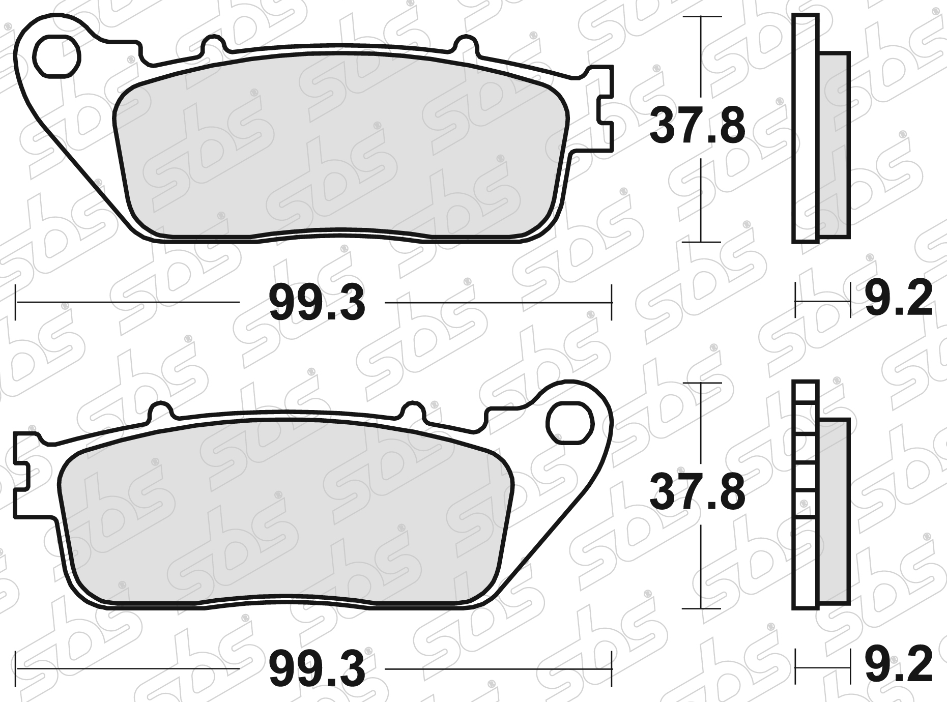 SBS - Plaquettes de frein 862 LS