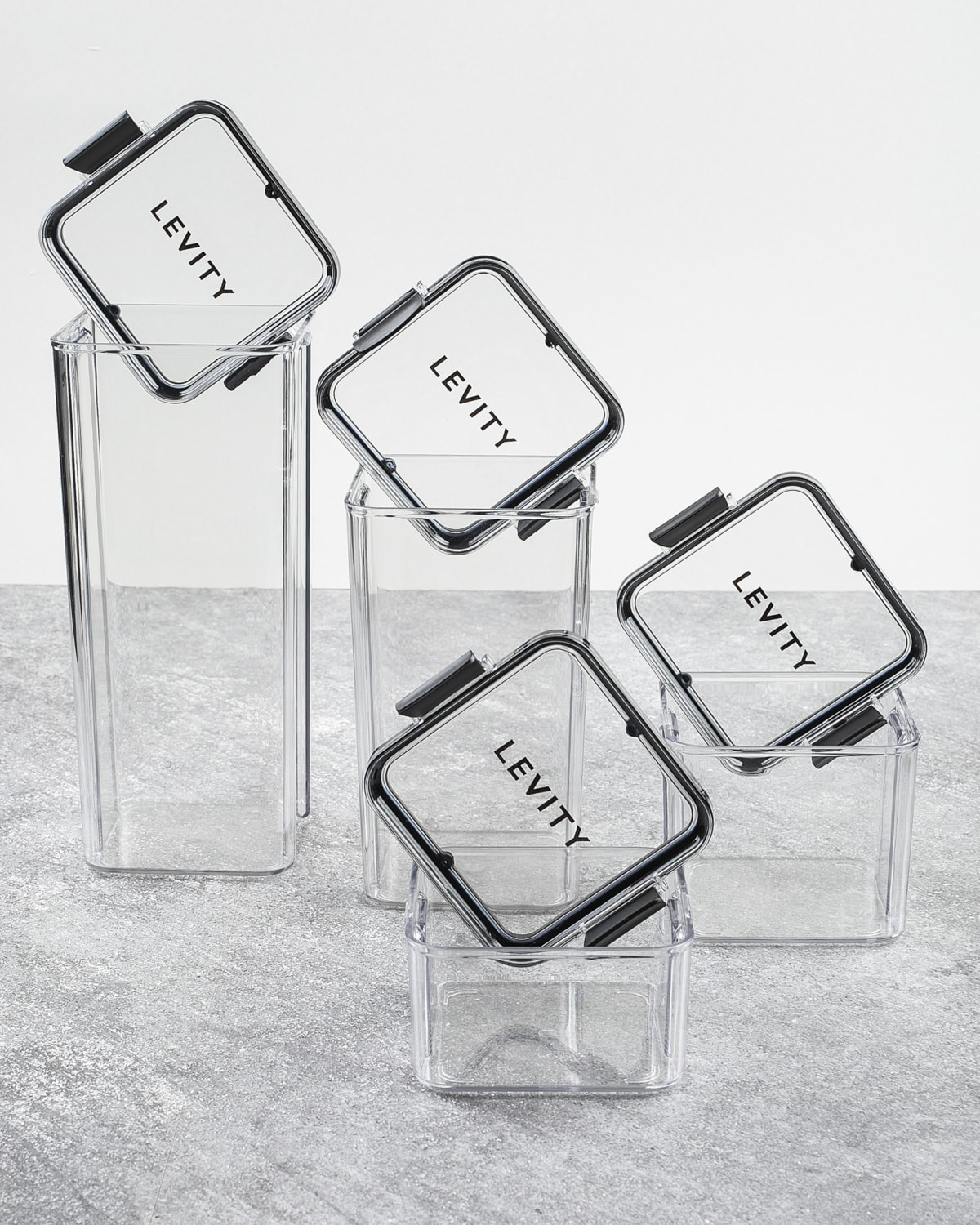 LEVITY Container - FIREPAKNING (1800ml, 1300ml, 700ml &amp; 460ml)