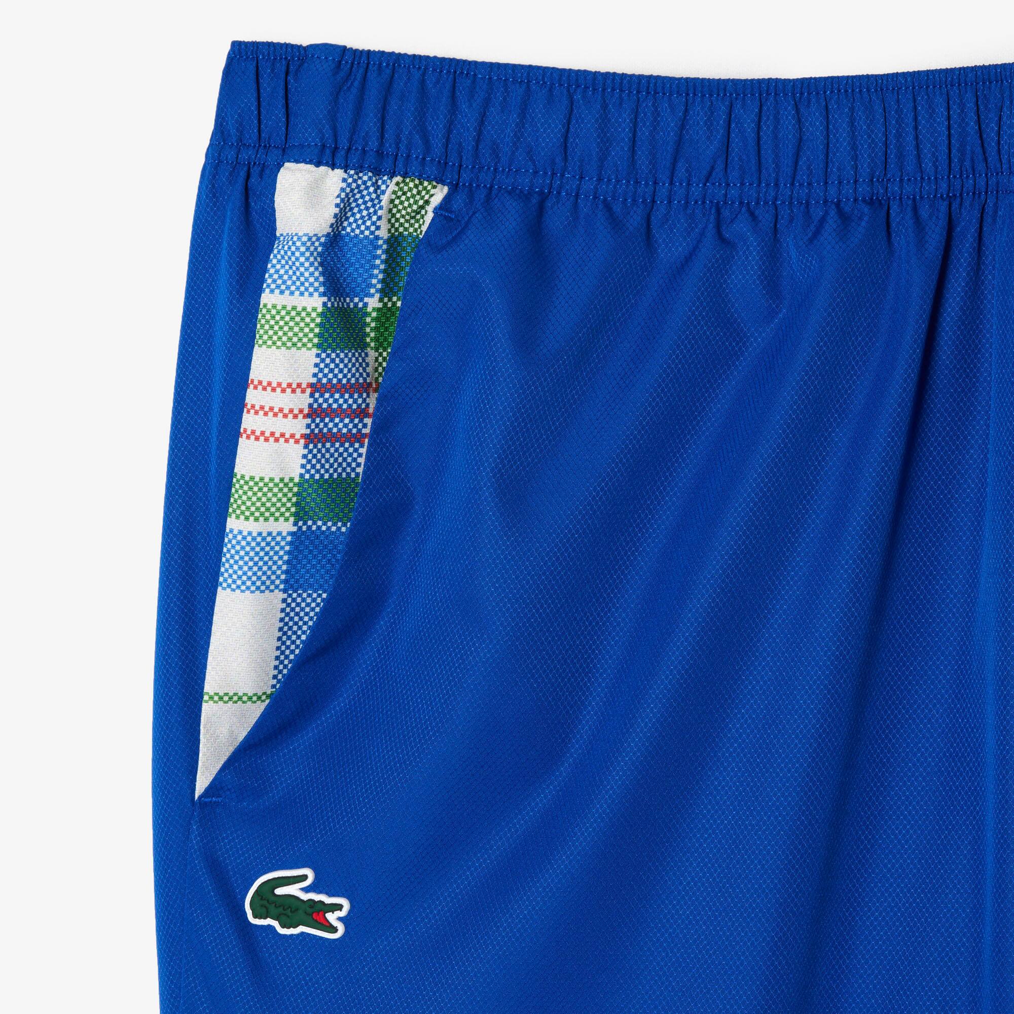 Herren LACOSTE TENNIS Jogger-Set mit Karomuster Trainingsanzug-Sets - Weiss - Lacoste - Herren
