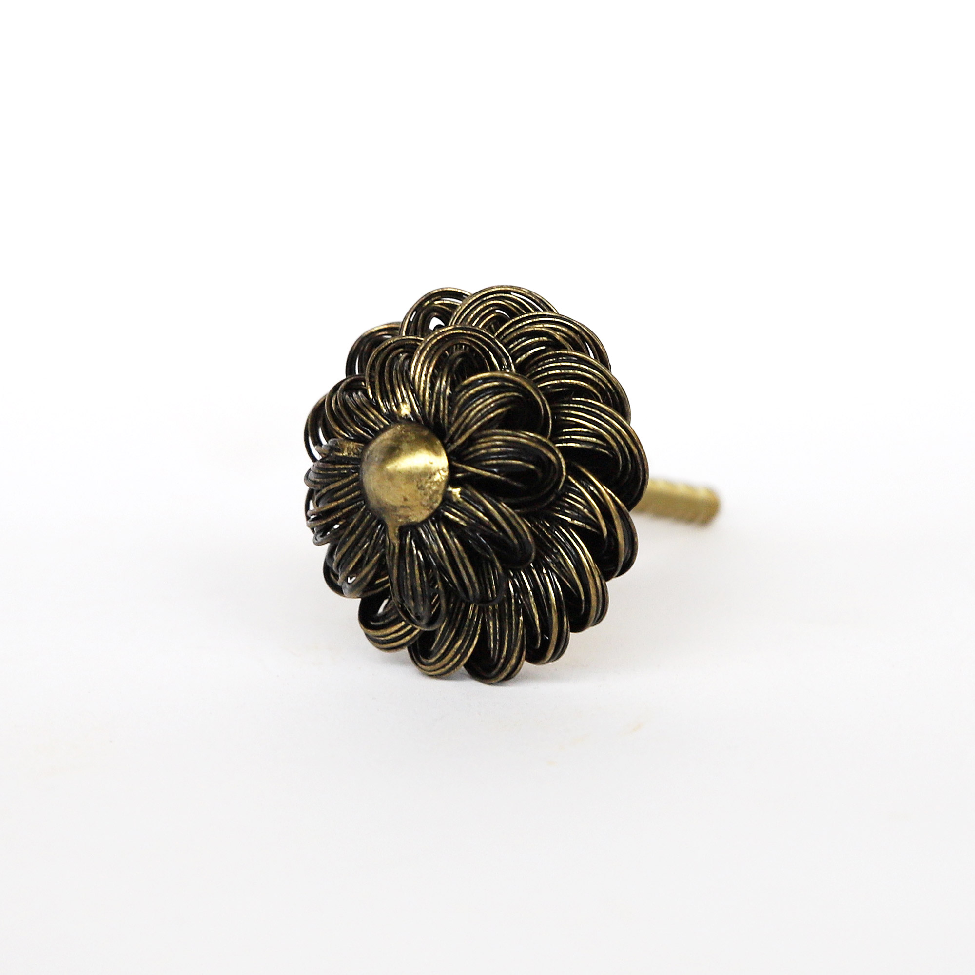 Metall-Knauf 'Knospe', gold, Ø 3,8 mm günstig bestellen