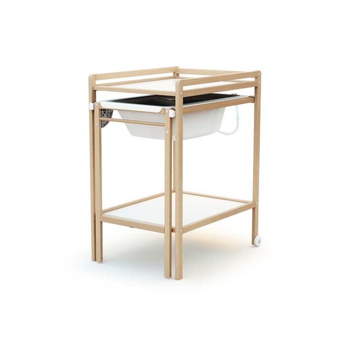 Table à Langer avec baignoire ESSENTIEL Hêtre verni - AT4