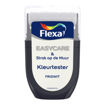 Flexa Strak op de muur Kleurtester Fris wit RAL9016 mat 30ml