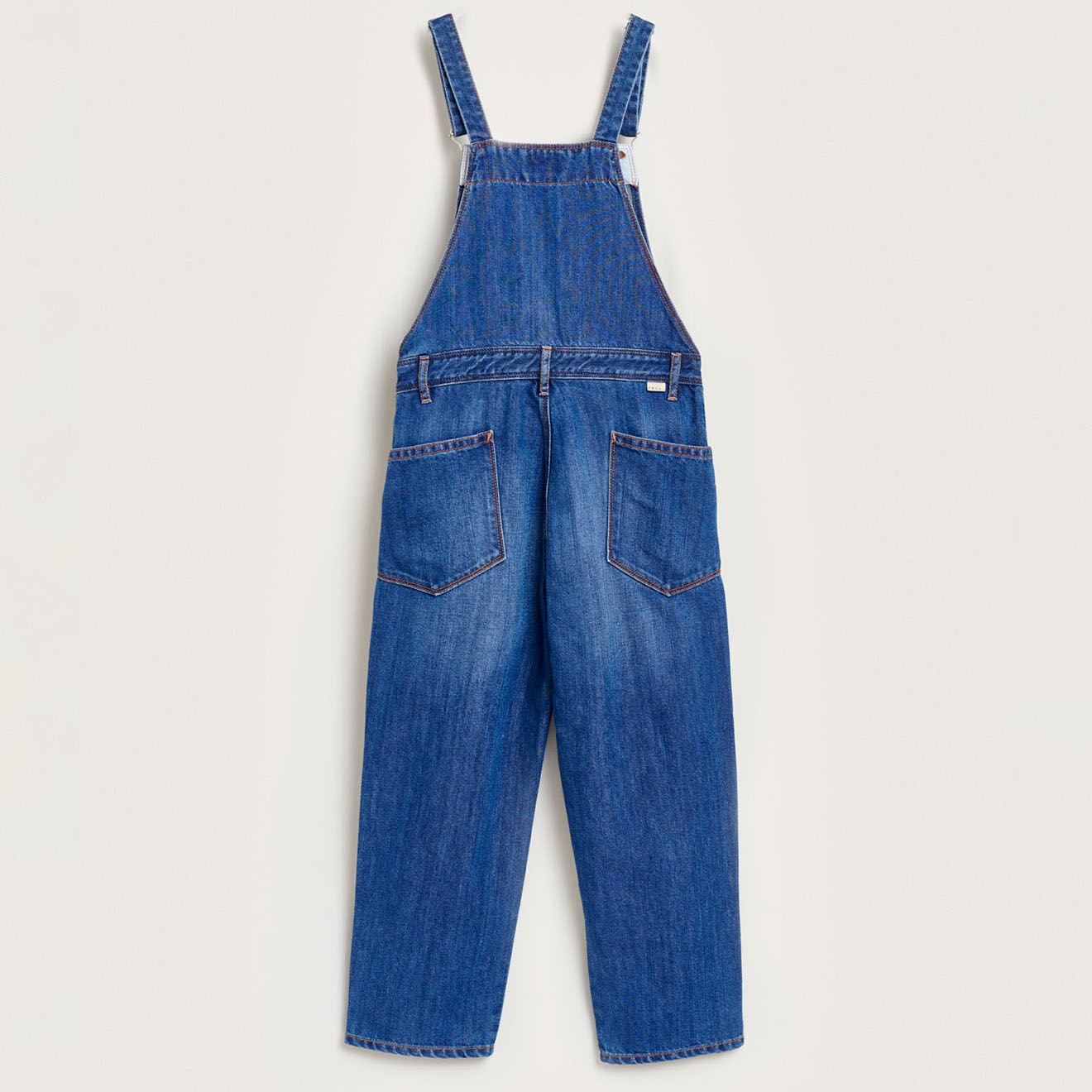 Bellerose Combinaison salopette en denim Pepino bleu