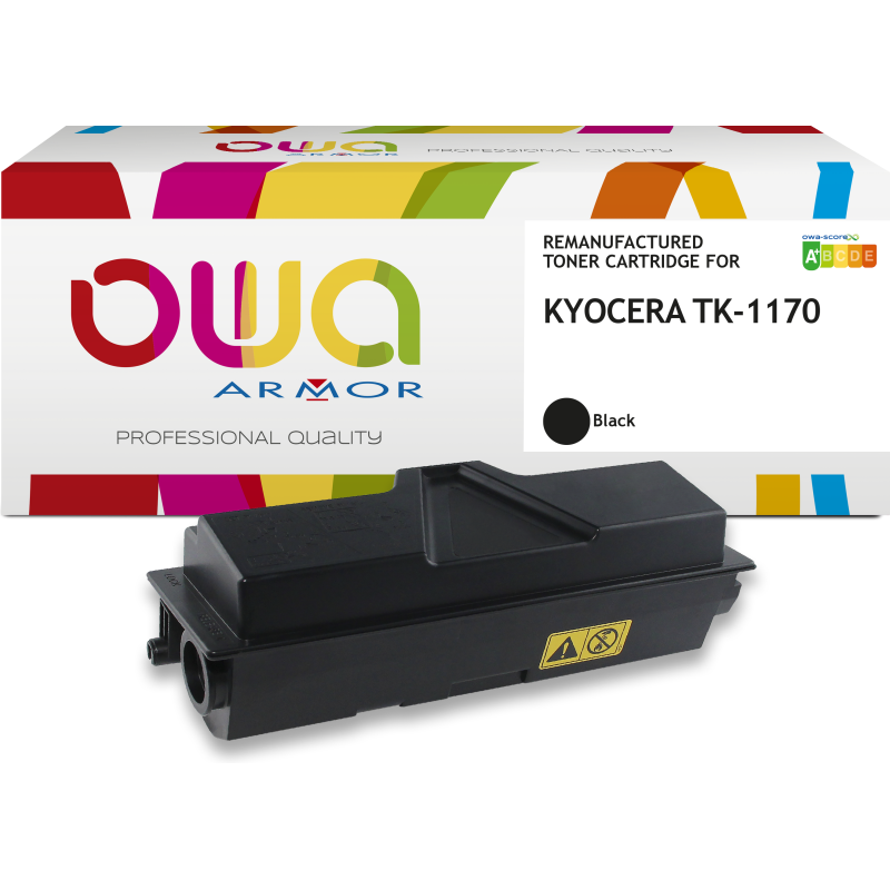 Toner remanufacturé OWA - standard - Noir - pour KYOCERA TK-1170