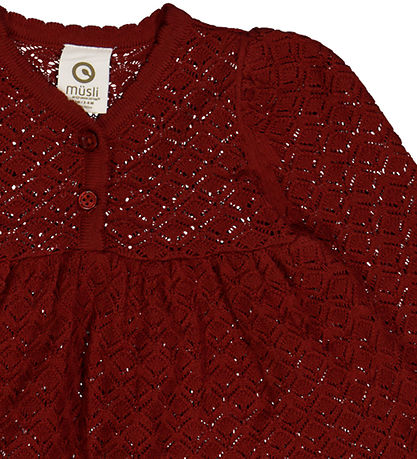 M?Slå Kjole - Knit Scallop - Russet m. Hulm?nster